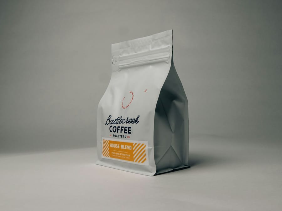 Coffee bag packaging